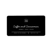 Aangepaste kleur Voeg Logo Script Lines toe Produc Etiket (Voorkant)