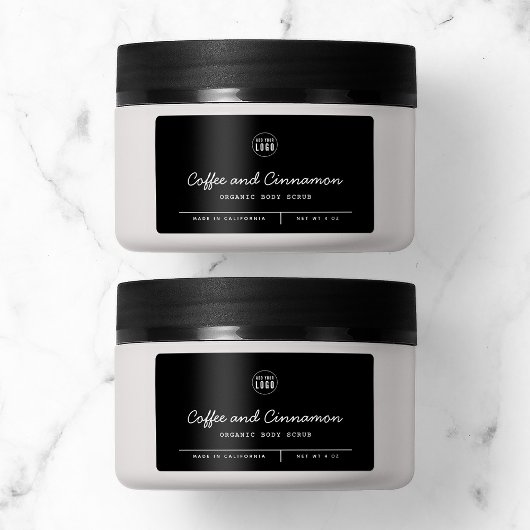 Aangepaste kleur Voeg Logo Script Lines toe Produc Etiket