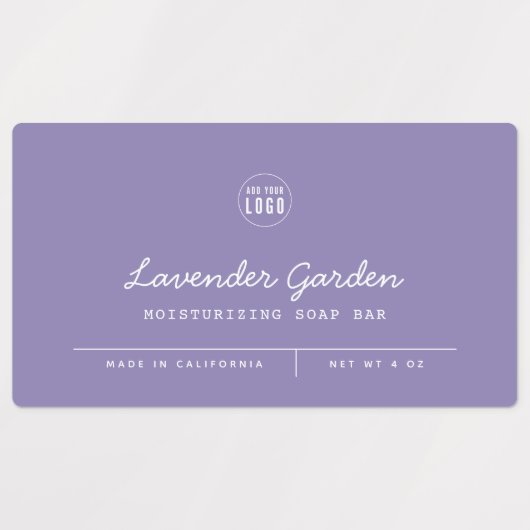 Aangepaste kleur Voeg Logo Script Lines toe Produc Labels (Design 1)