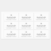 Aangepaste kleur Voeg Logo Script Lines toe Produc Labels (Vel)