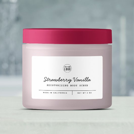 Aangepaste kleur Voeg Logo Script Lines toe Produc Labels