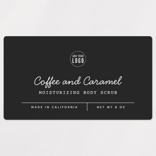 Aangepaste kleur Voeg Logo Script Lines toe Produc Labels (Design 1)