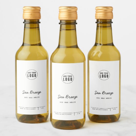 Aangepaste Kleur Voeg Logo Toe Script Lijnen Produ Wijn Etiket (Flessen)