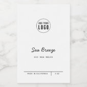 Aangepaste Kleur Voeg Logo Toe Script Lijnen Produ Wijn Etiket (Enkel label)