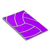 Aangepaste Kleur Volleybal Notitieboek (Rechterzijde)
