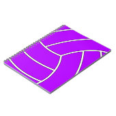 Aangepaste Kleur Volleybal Notitieboek (Linkerzijde)