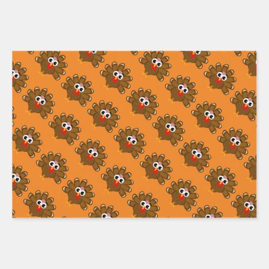 Aangepaste kleur voor de aangepaste cartoon van ka inpakpapier vel (Voorkant)