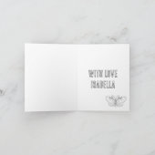 Aangepaste kleur voor je eigen gelukkige moeder feestdagen kaart (Binnen)