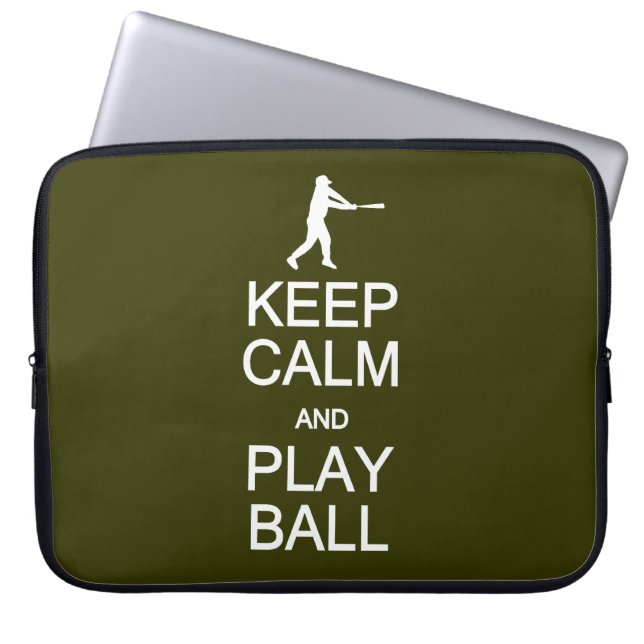 Aangepaste kleur voor kalm- en afspeelbalken behou laptop sleeve (Voorkant)