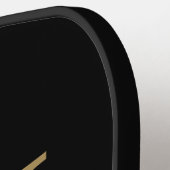 Aangepaste kleur voor moderne monogram-beheernaam pickleball paddle (Links Detail)