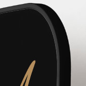 Aangepaste kleur voor moderne monogram-beheernaam pickleball paddle (Links Detail)