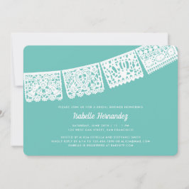 Aangepaste kleur voor moderne papel Picado | VRIJG Kaart