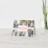 Aangepaste kleur voor Moederdag van makelij Kaart (Voorkant)