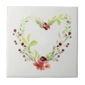 Aangepaste kleur voor rode bessen en wijn tegeltje (Voorkant)