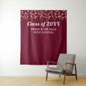 Aangepaste kleur voor schooljaar fotoachtergrond wandkleed (In situ)