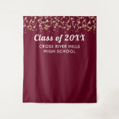 Aangepaste kleur voor schooljaar fotoachtergrond wandkleed (Voorkant)