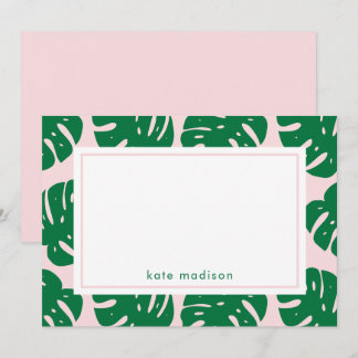 Aangepaste kleur voor Tropische grafische kantoorb Feestdagenkaart