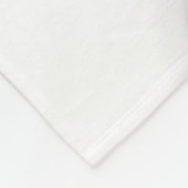 Aangepaste kleur voor witte paarse vlek fleece deken (Hoek)