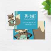 Aangepaste kleur vos gehaakte haken garen cadeau l visitekaartje (Bureau)