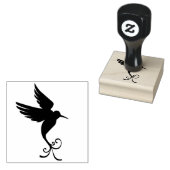Aangepaste kleur Vreedzame Flying Hummingbird Natu Rubberstempel (Gestempeld)