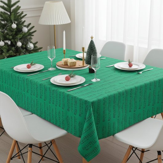 Aangepaste kleur "We wensen u een vrolijk kerstfee Tafelkleed