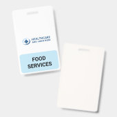 Aangepaste Kleur Ziekenhuis Cafetaria Begeleider Badge (Voor- en achterkant)