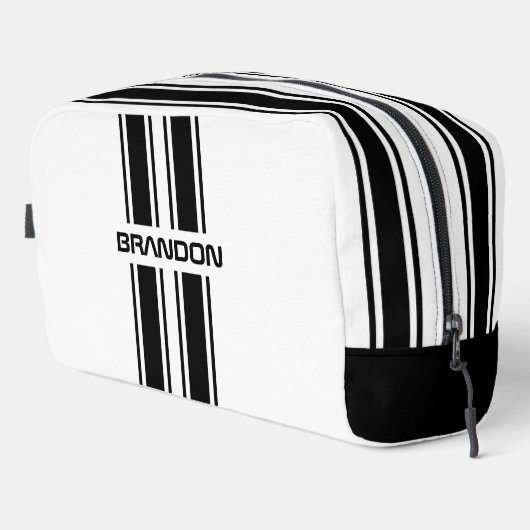 Aangepaste kleur zwart-wit, automatische rasdoorsp toilettasje (Rechterhoek)