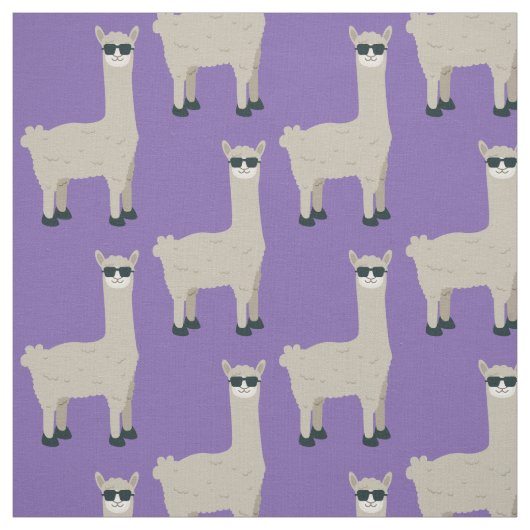 Aangepaste kleuraandoening voor Cool Llama Stof (Swatch)