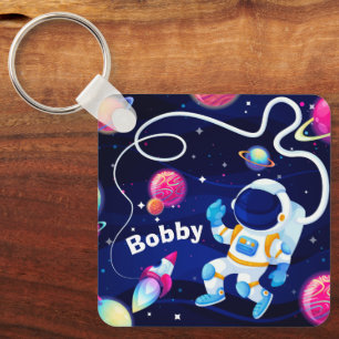 Aangepaste kleuraanpassingen voor ruimtevaartuigen sleutelhanger