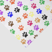 Aangepaste kleurafbeelding en puppy dog Pagina Afd Tissuepapier (Detail)