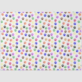 Aangepaste kleurafbeelding en puppy dog Pagina Afd Tissuepapier