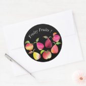 Aangepaste kleurafhankelijke kleuromslag ronde sticker (Envelop)