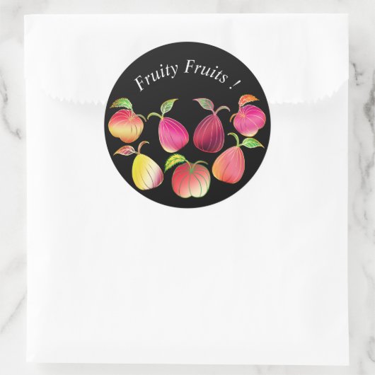 Aangepaste kleurafhankelijke kleuromslag ronde sticker (Tas)