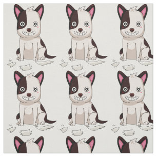 Aangepaste kleurafstof voor Cute & Funny Dog Stof