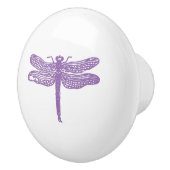 Aangepaste kleurdragonfly keramische knop (Rechts)