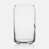 Aangepaste kleuren Anker Gepersonaliseerd Kapitein Blikvorm Glas (Rechts)