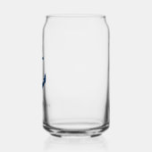 Aangepaste kleuren Anker Gepersonaliseerd Kapitein Blikvorm Glas (Links)