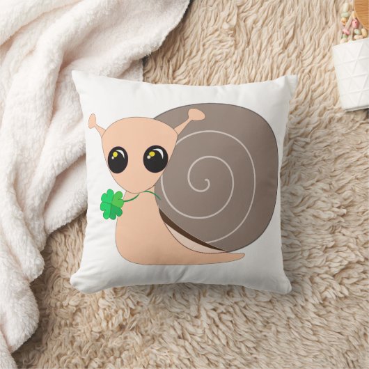 Aangepaste kleuren Baby Pillow met Lucky Snail Kussen (Deken)
