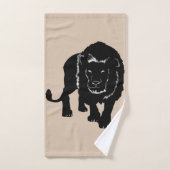 Aangepaste kleuren badhanddoeken met leeuwen - Uw  Bad Handdoek (Handdoek)