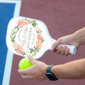 Aangepaste kleuren bruiloft in blote vorm pickleball paddle