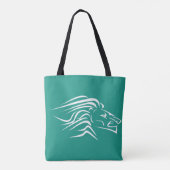 Aangepaste kleuren Canvas tas met lionzijde (Achterkant)