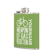 Aangepaste kleuren- en monogram-kolf voor fietsen heupfles (Links)