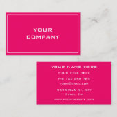 Aangepaste kleuren en persoonlijk Visitekaartje le (Voorkant / Achterkant)