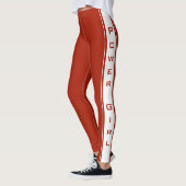 Aangepaste kleuren en tekst Leggings Power Girl -  (Links)