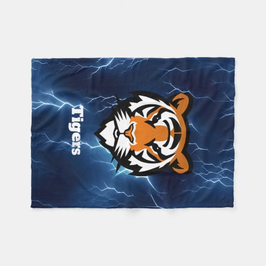 Aangepaste kleuren fleece deken (Voorkant (Horizontaal))