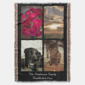 Aangepaste kleuren-foto's Vertica-Afbeelding voor  Deken (Voorkant Verticaal)