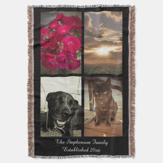 Aangepaste kleuren-foto's Vertica-Afbeelding voor  Deken (Voorkant Verticaal)