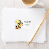 Aangepaste kleuren Golden Retriever Etiket (Insitu)