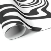 Aangepaste Kleuren Golven Cadeaupapier (Rol Hoek)