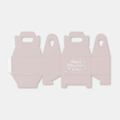 Aangepaste kleuren Happy Valentijnsdag + hart Bedankdoosjes (Uitgevouwen)